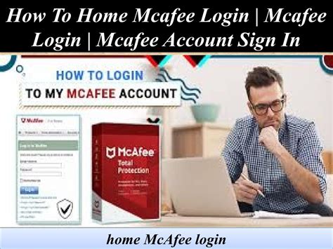 home mcafee login|McAfee .